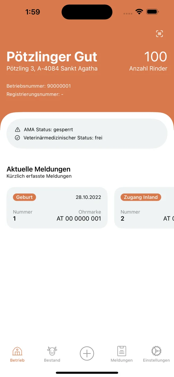 Meine Rinder App